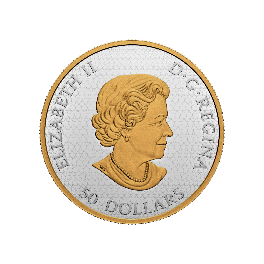 HOLIDAY SPLENDOUR 5 Oz Silver Coin $50 Canada 2022