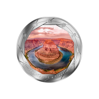 HORSESHOE BEND Journey of Lifetime 1 Oz Silver Coin 1000 Francs Cameroon 2025