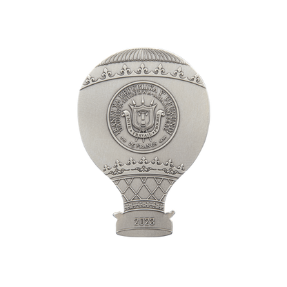 HOT AIR BALLOON 2 Oz Silver Coin 25 Francs Burundi 2023