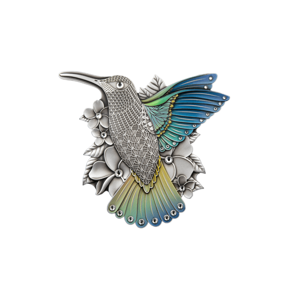 HUMMINGBIRD Silver Coin 50 Vatu Vanuatu 2023