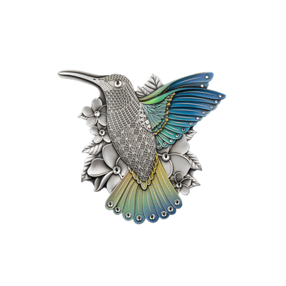 HUMMINGBIRD Silver Coin 50 Vatu Vanuatu 2023