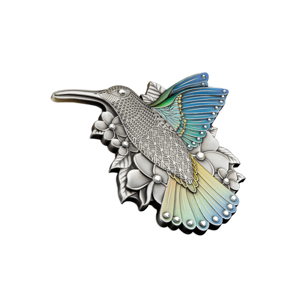 HUMMINGBIRD Silver Coin 50 Vatu Vanuatu 2023