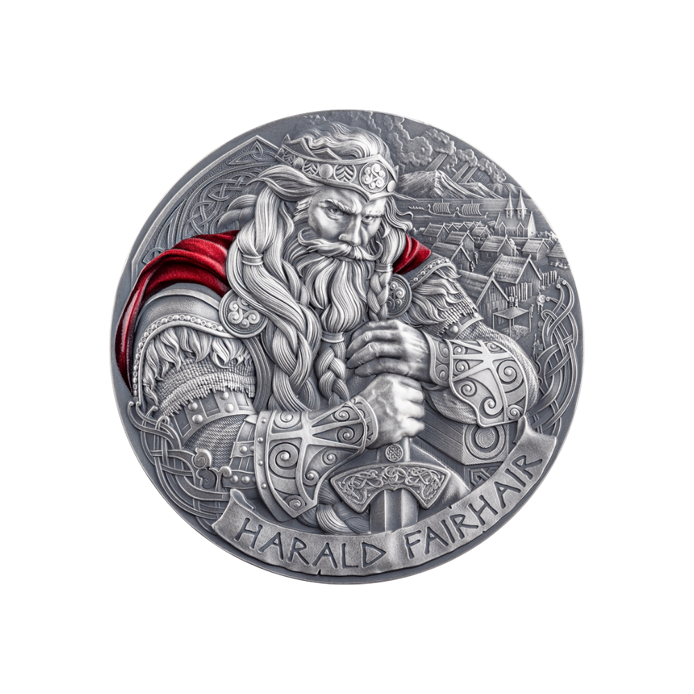 Harald Fairhair Way to Valhalla 2 Oz Silver Coin 2025
