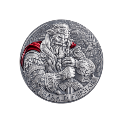 Harald Fairhair Way to Valhalla 2 Oz Silver Coin 2025