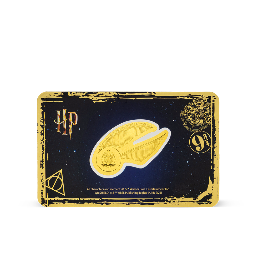 HARRY POTTER™ The Golden Snitch Pure Gold Collectible Agoro