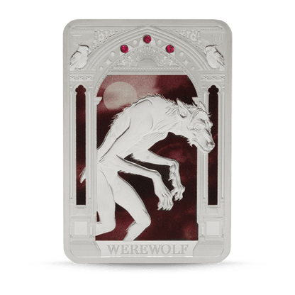 Harry Potter™ Magical Creatures Werewolf Silver Coin reverse - Agoro New Zealand Mint