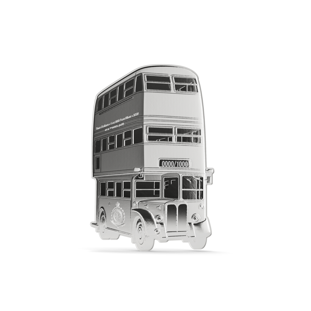 HARRY POTTER™ Knight Bus Silver Coin AGORO