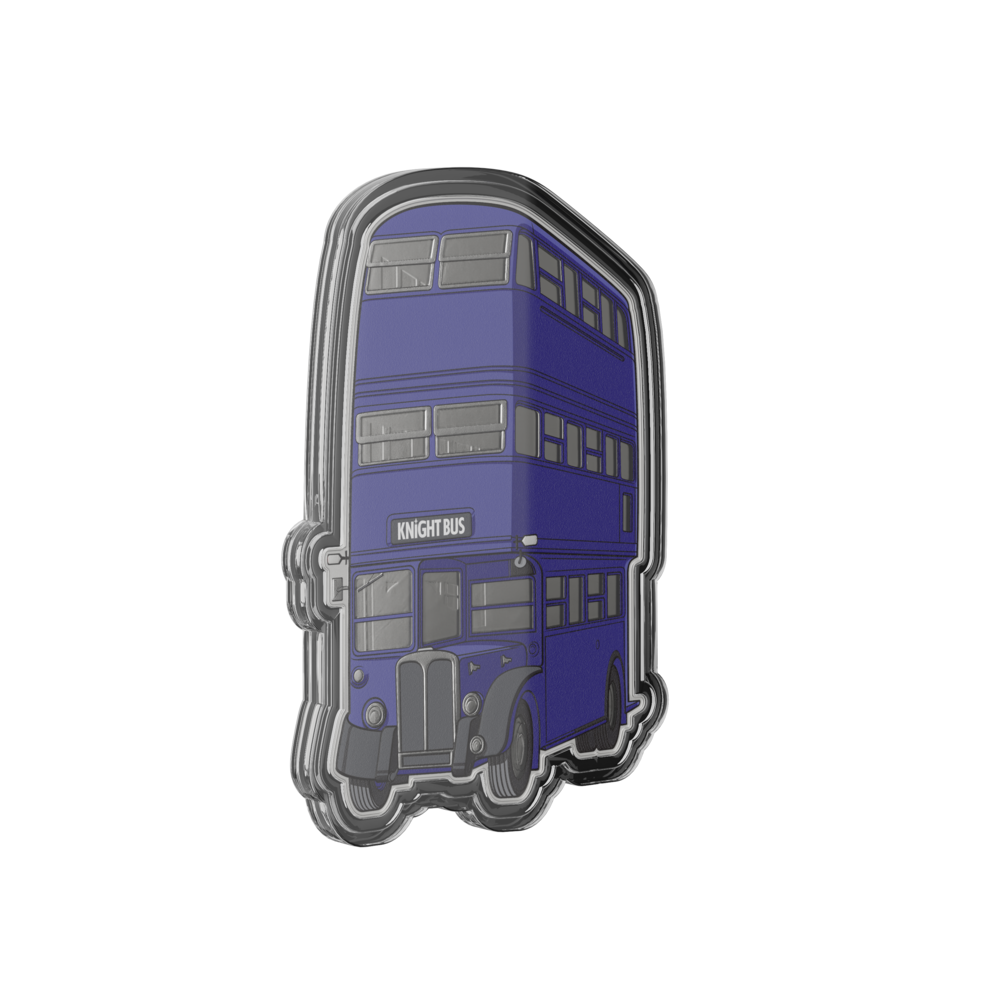 HARRY POTTER™ Knight Bus Silver Coin AGORO