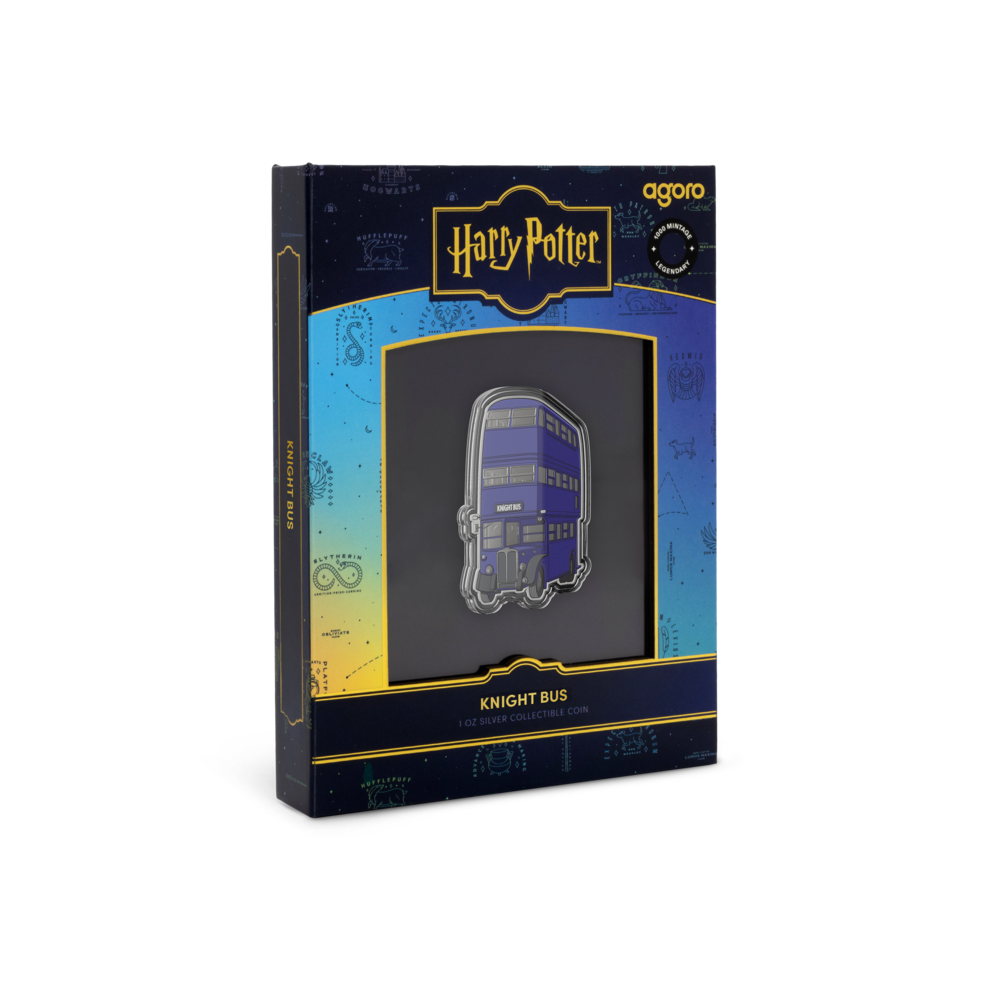 HARRY POTTER™ Knight Bus Silver Coin AGORO
