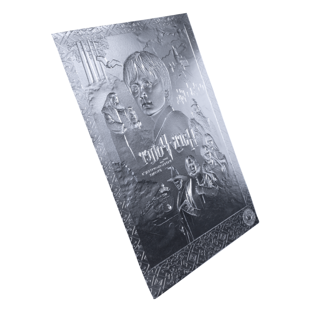 Harry Potter Movie Poster 25 Years of Magic 1 Oz Silver Foil 2026 MDM