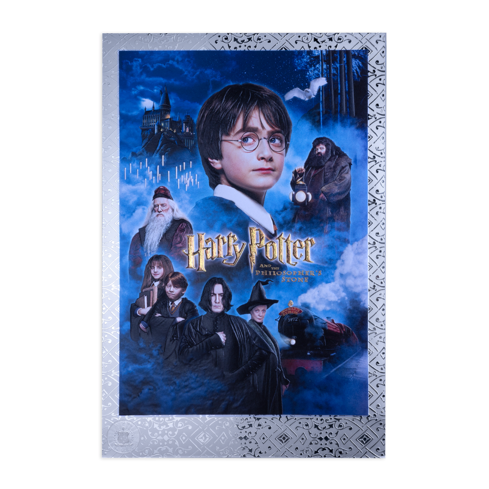 Harry Potter Movie Poster 25 Years of Magic 1 Oz Silver Foil 2026 MDM
