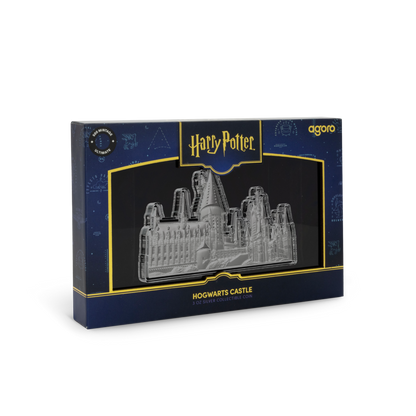 HARRY POTTER™ Hogwarts Castle Silver Collectible Coin AGORO
