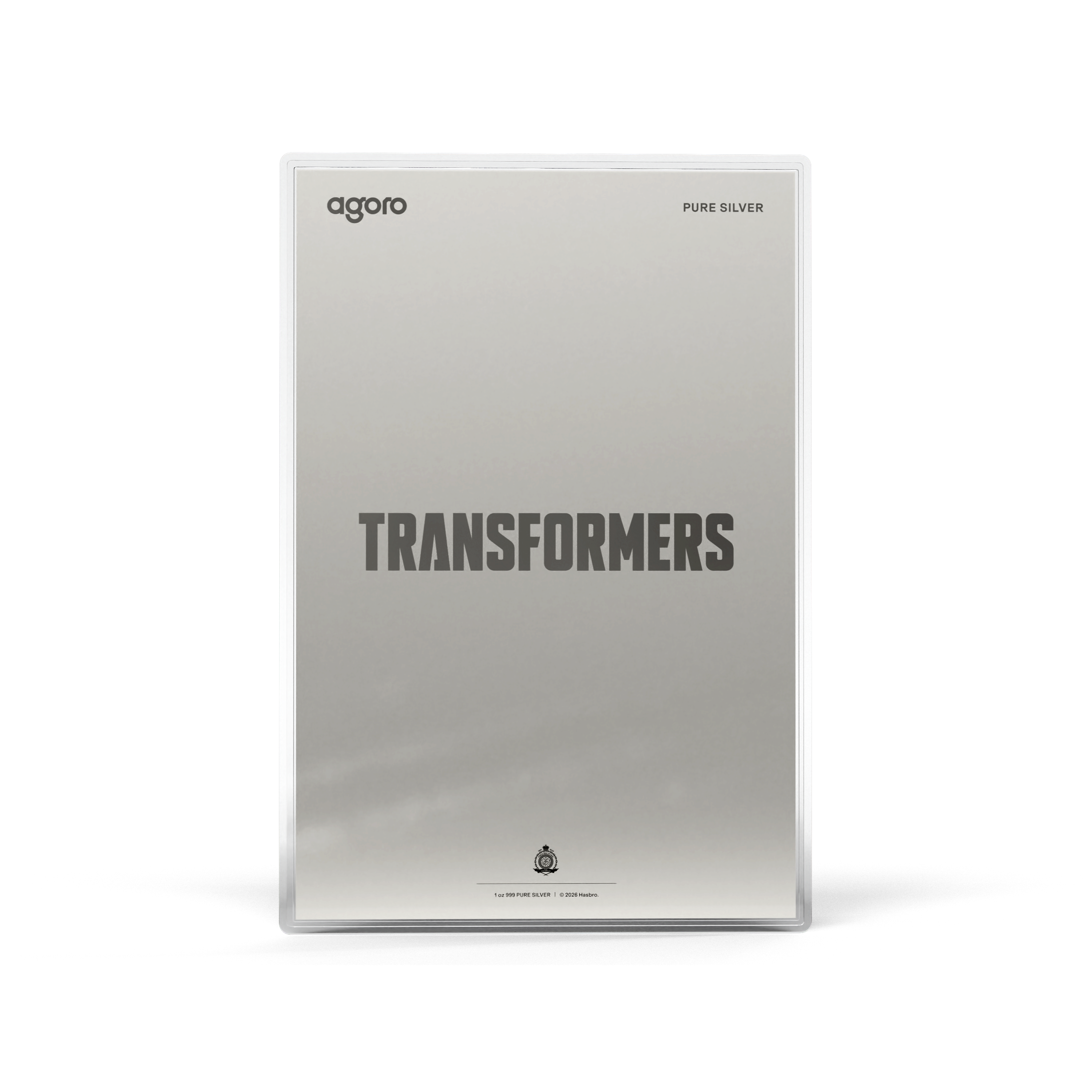 The Transformers: The Movie (1986) Poster Silver Collectible Foil Agoro