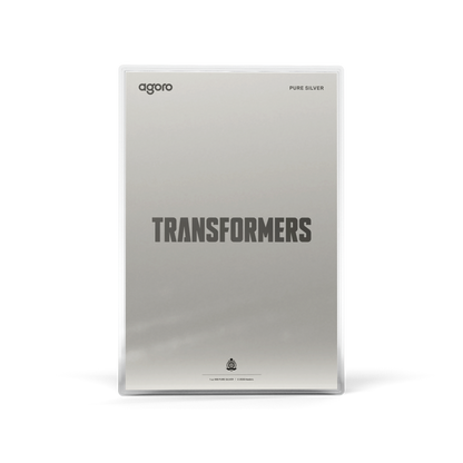 The Transformers: The Movie (1986) Poster Silver Collectible Foil Agoro