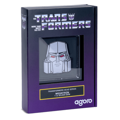 Transformers Heads Megatron Silver Coin - PARTHAVA COIN