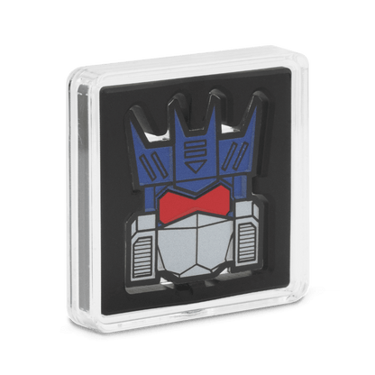 Transformers Heads Soundwave 1 Oz Silver Coin capsule - Agoro New Zealand Mint