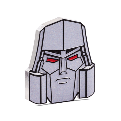 Transformers Heads Megatron Silver Coin - PARTHAVA COIN
