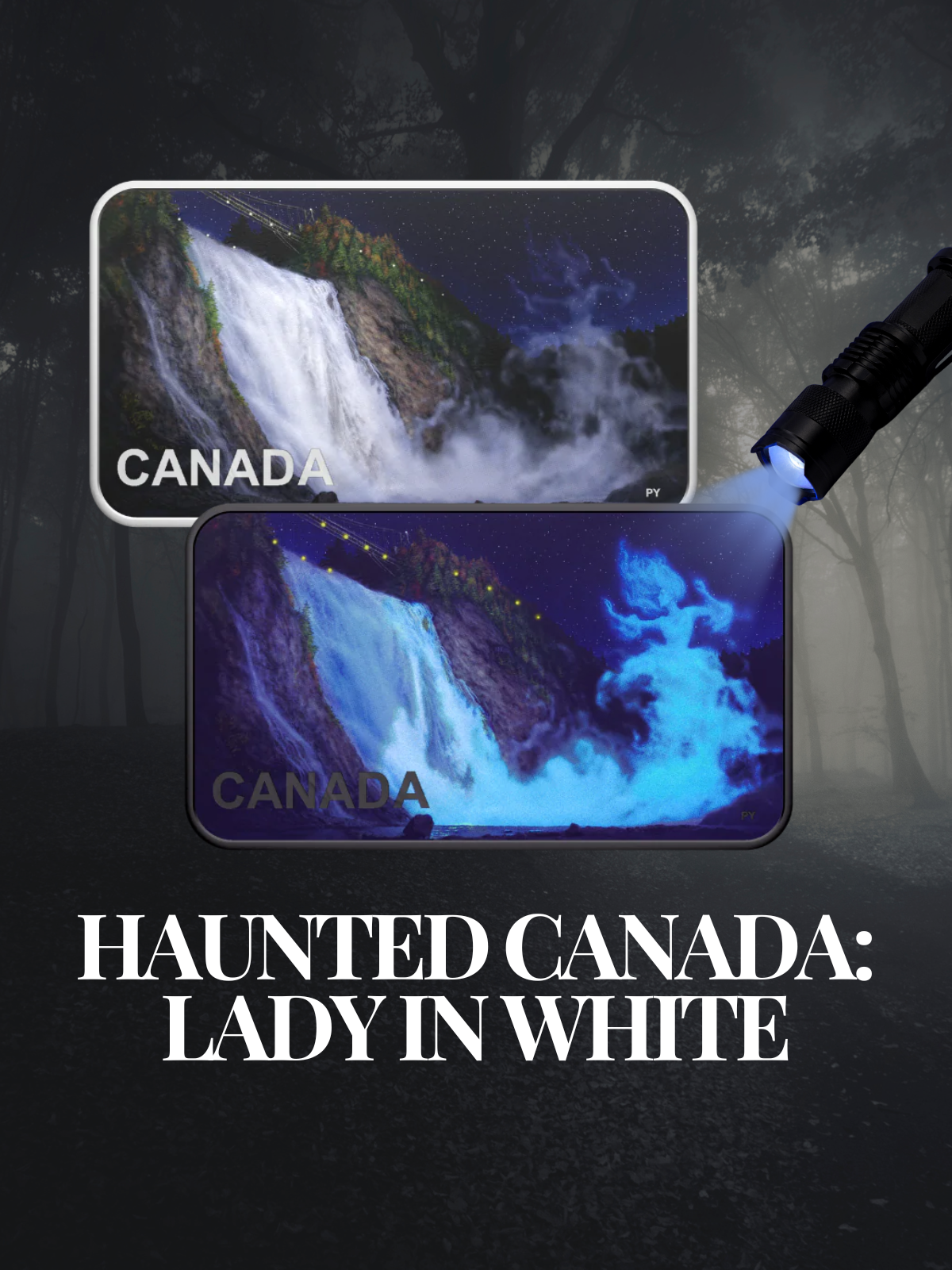 2025 Haunted Canada: Lady in White 1 Oz Fine Silver Coin