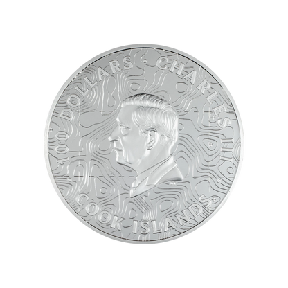 Hawaii Topography 1 Kg Kilo Silver Coin 2025