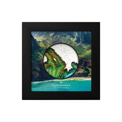 Hawaii Topography 5 Oz Silver Coin 2024