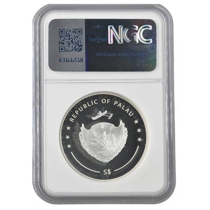 Hazel Brown Coloreyezed Eye 1 Oz Silver Coin - PF 70 ULTRA CAMEO obverse