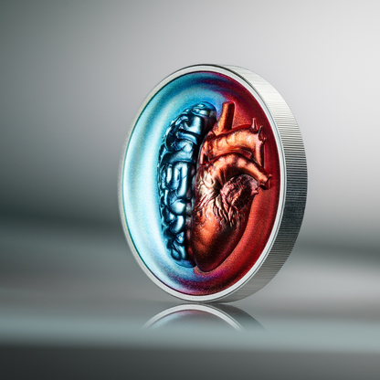 Head vs. Heart 2 oz Silver Coin 2026