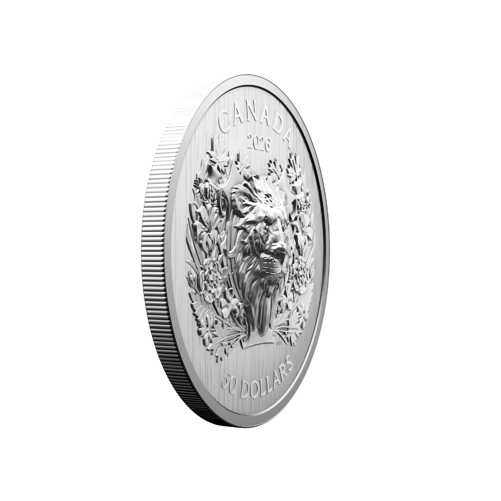 Heraldic Lion Pure Silver EHR/UHR Coin Canada 2026 Royal Canadian Mint