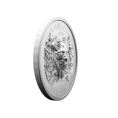 Heraldic Lion Pure Silver EHR/UHR Coin Canada 2026 Royal Canadian Mint