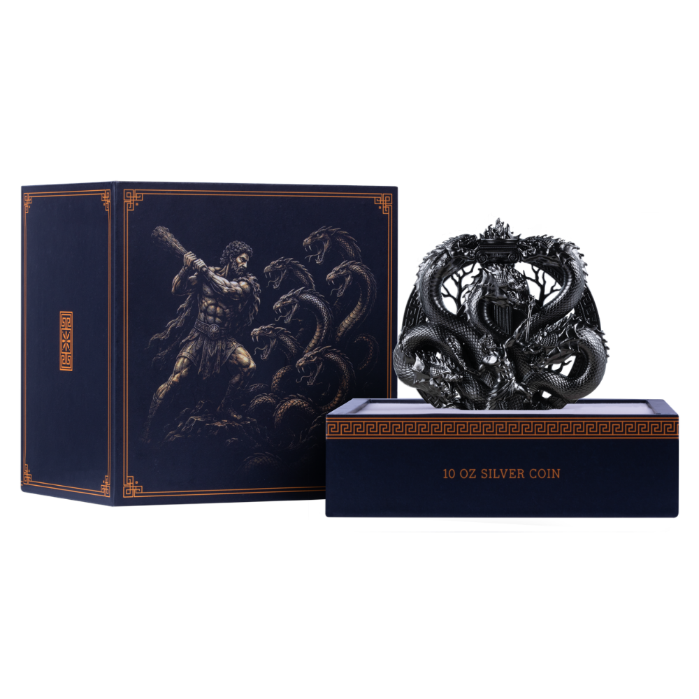 Hercules vs. Hydra 10 Oz Silver Coin 2027 MDM