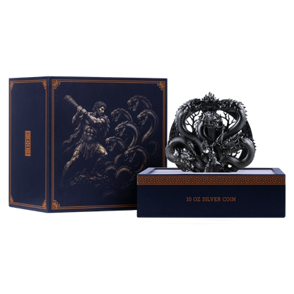 Hercules vs. Hydra 10 Oz Silver Coin 2027 MDM