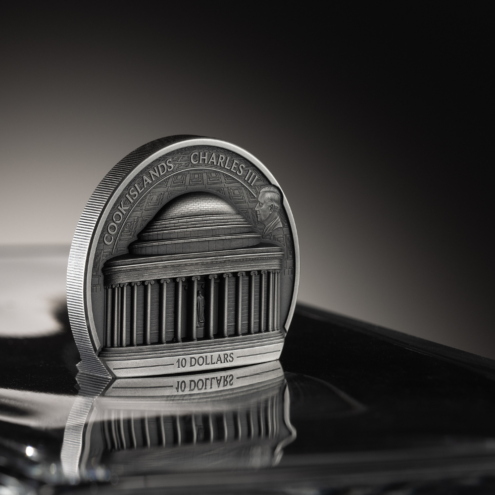 Historical Monuments Jefferson Memorial 2 oz Silver Coin 2026