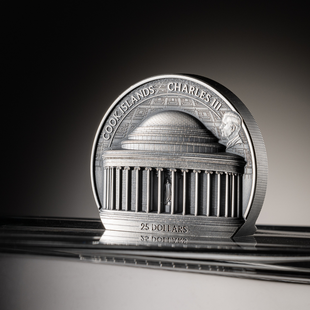 Historical Monuments Jefferson Memorial 5 oz Silver Coin 2026