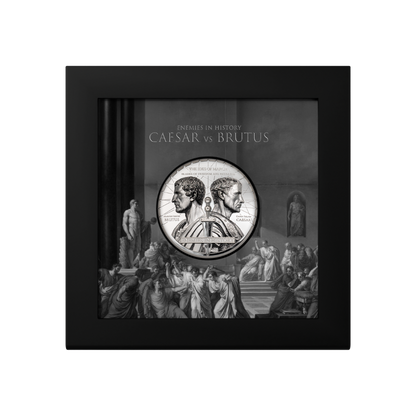 Historical Rivalries Brutus vs Caesar 2 oz Silver Coin 2025