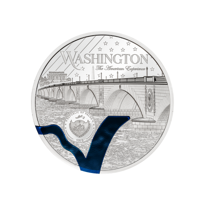 Washington DC Tiffany Art Metropolis 1 Kilo Silver Coin 2025