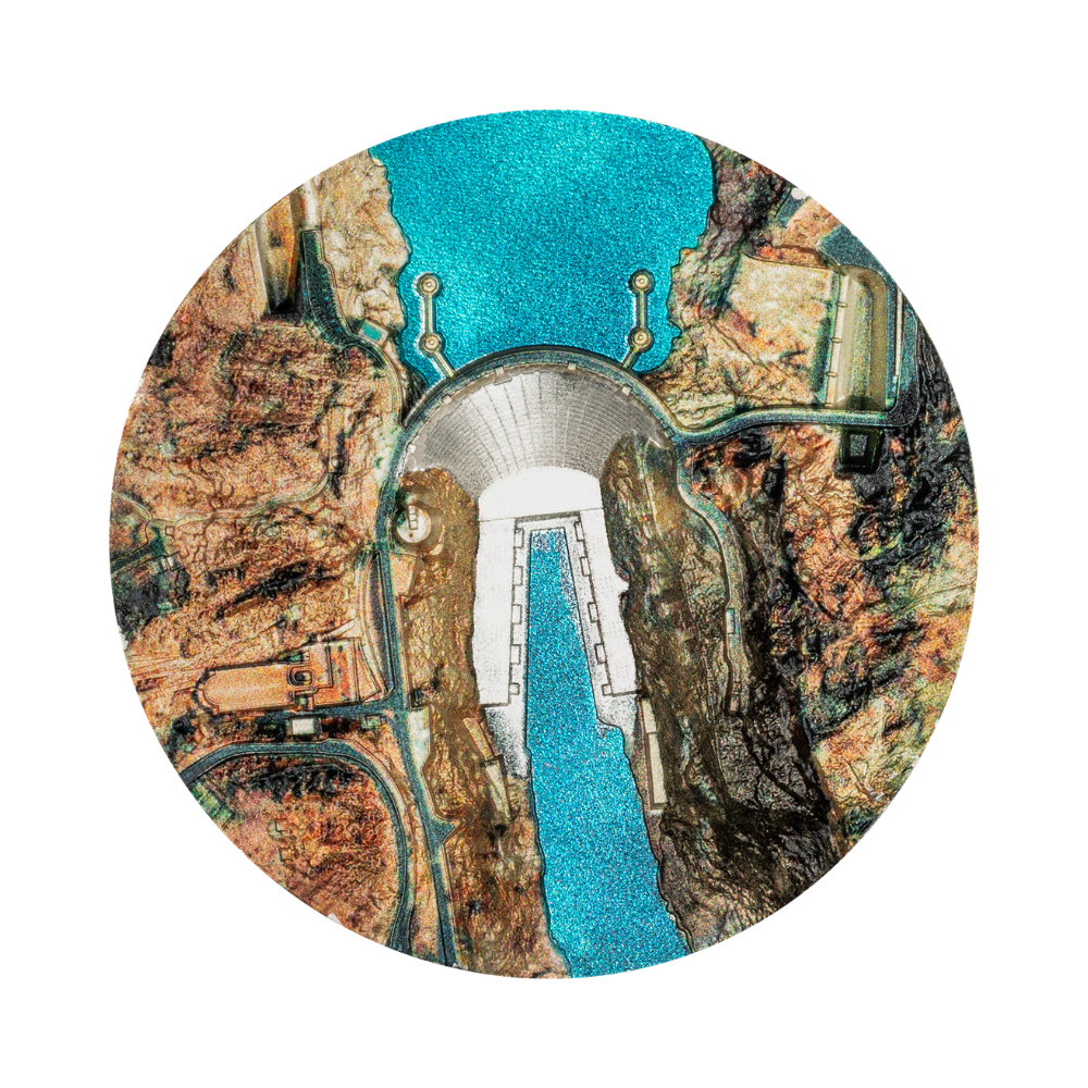 Hoover Dam 2 Oz Silver Coin 2026 CIT