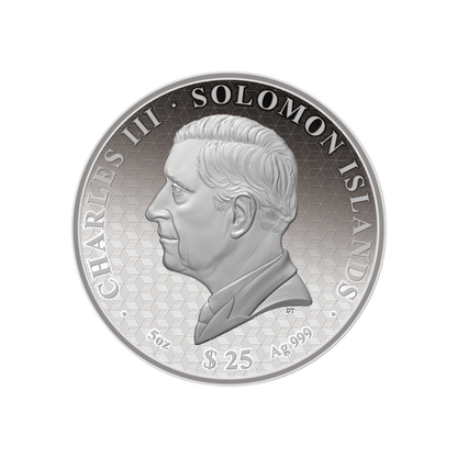 Horse Mother of Pearl Lunar Year 5 Oz Silver Coin 2026