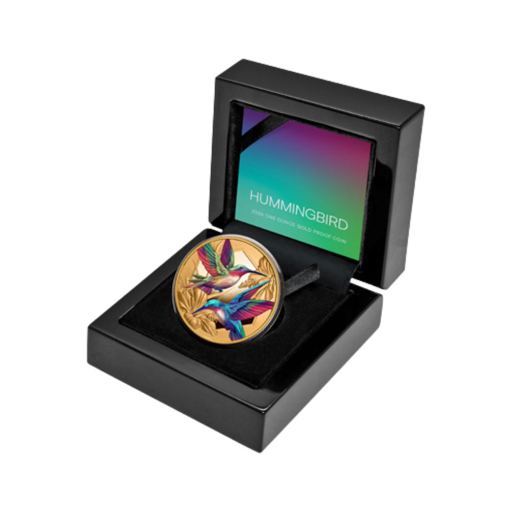 Hummingbird 1 Oz Pure Gold Coin 2026 perth mint