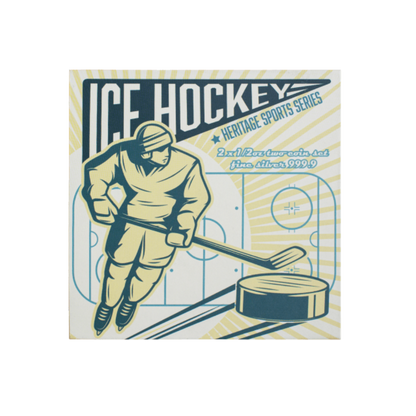 ICE HOCKEY Heritage Sports Set 2 Silver Coins $1 Solomon Islands 2022