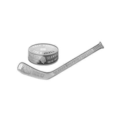 ICE HOCKEY Heritage Sports Set 2 Silver Coins $1 Solomon Islands 2022