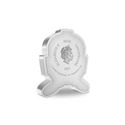 IMPERIAL TIE FIGHTER PILOT Faces of the Empire Star Wars 1 Oz Silver Coin $2 Niue 2021