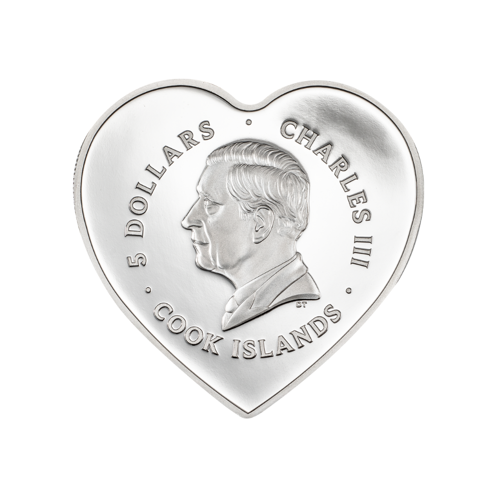 INFINITY Brilliant Love Silver Coin $5 Cook Islands 2025