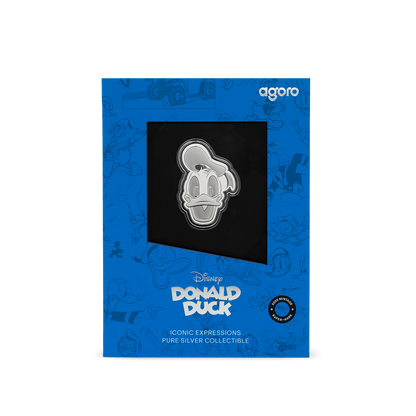 Mickey and Friends Iconic Expressions Donald Duck Silver Collectible AGORO