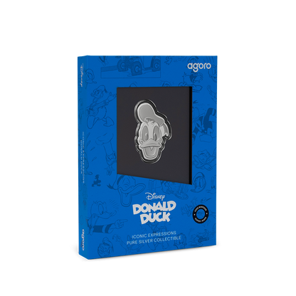 Mickey and Friends Iconic Expressions Donald Duck Silver Collectible AGORO