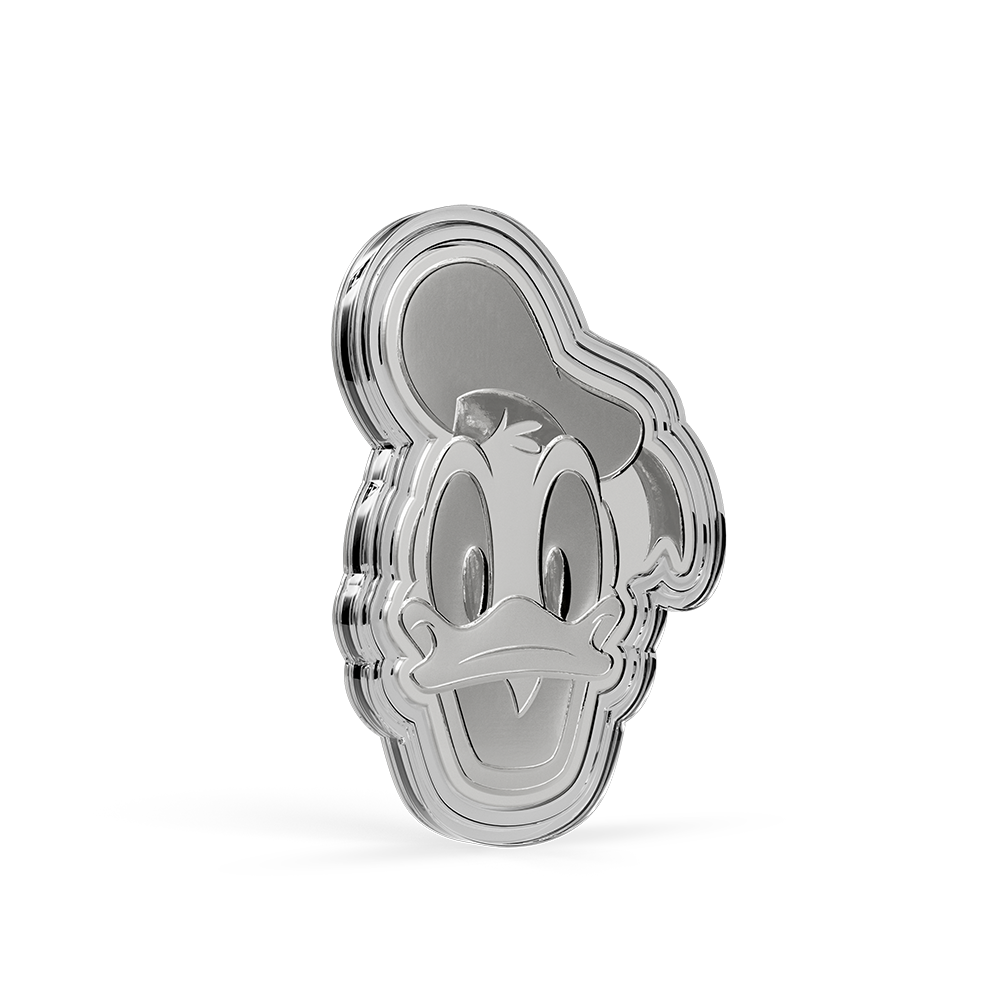 Mickey and Friends Iconic Expressions Donald Duck Silver Collectible AGORO