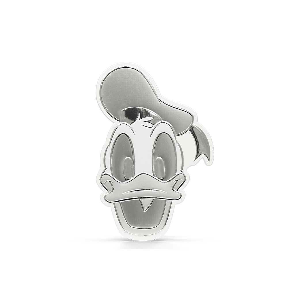 Mickey and Friends Iconic Expressions Donald Duck Silver Collectible AGORO