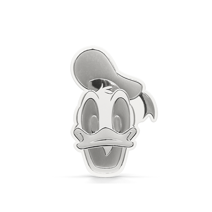 Mickey and Friends Iconic Expressions Donald Duck Silver Collectible AGORO