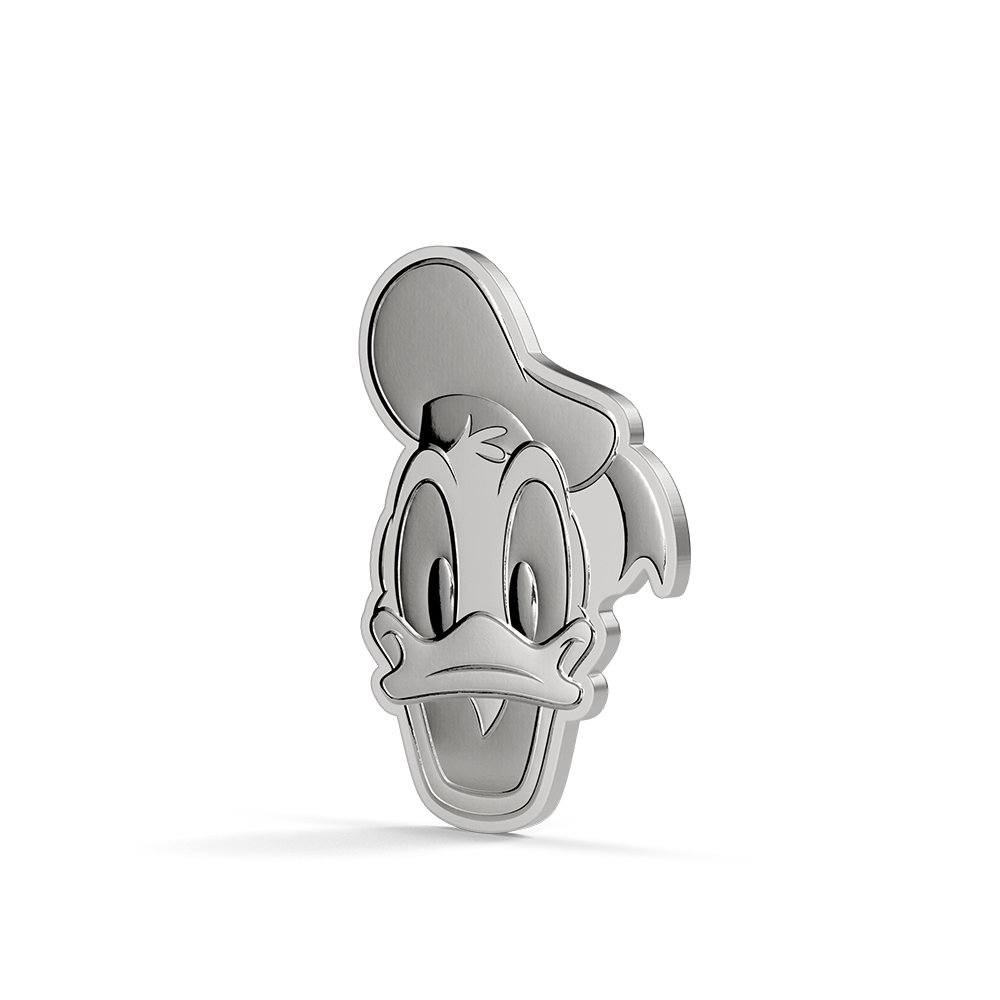 Mickey and Friends Iconic Expressions Donald Duck Silver Collectible AGORO