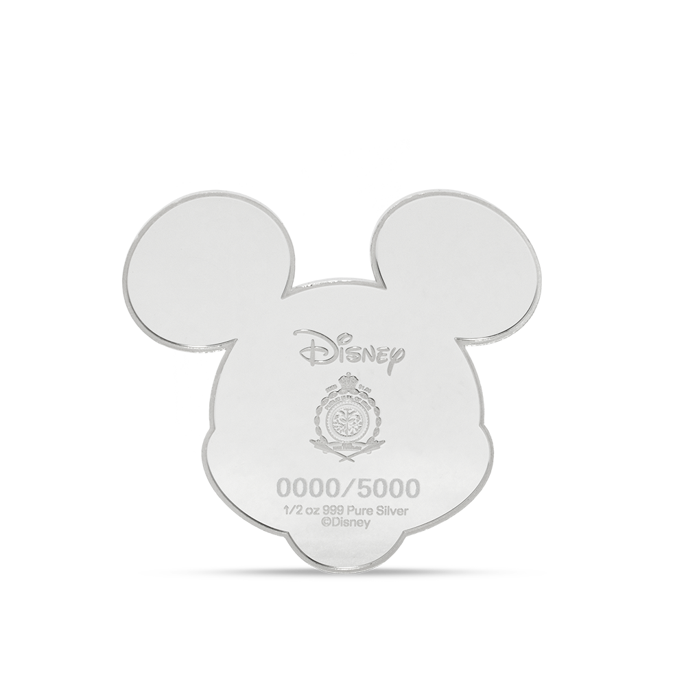 Mickey and Friends Iconic Expressions Mickey Mouse 1/2 Oz Silver Collectible