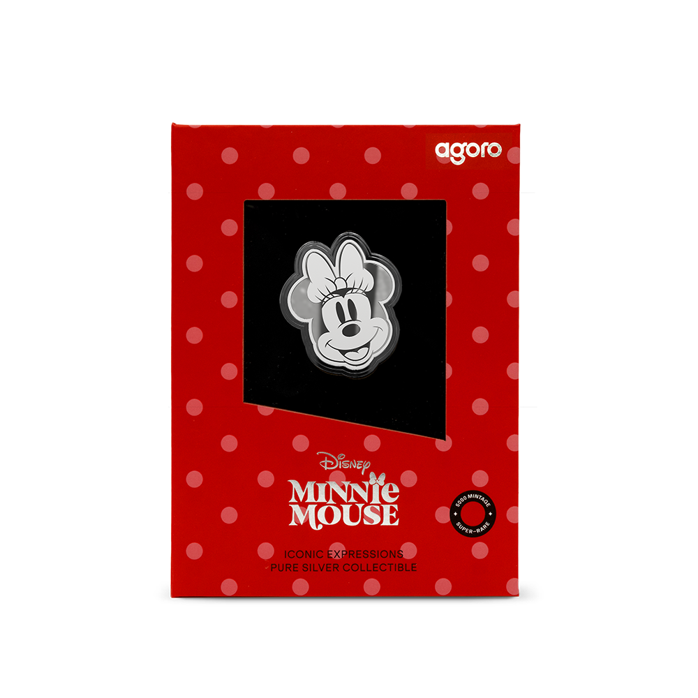 Mickey and Friends Iconic Expressions Minnie Mouse Silver Collectible AGORO