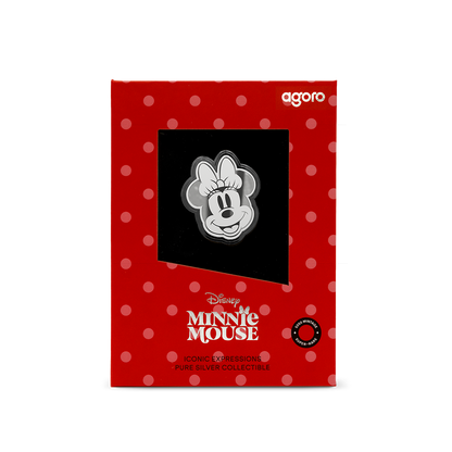 Mickey and Friends Iconic Expressions Minnie Mouse Silver Collectible AGORO